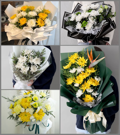 河南南阳邓州市十林镇河北村白事花束代送